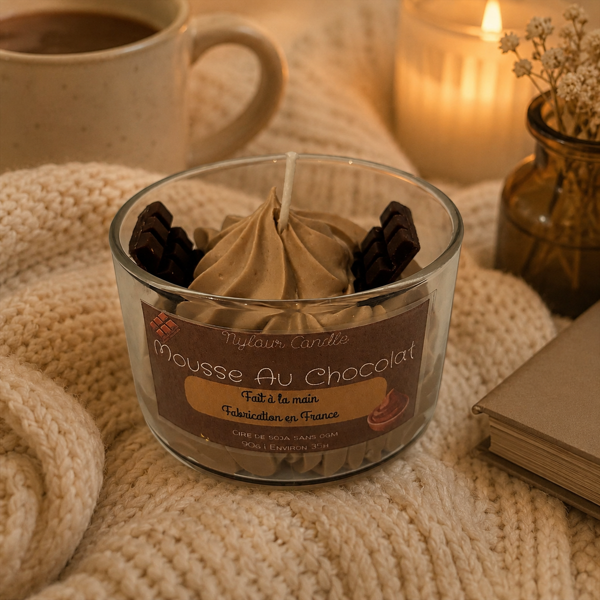 Bougie Mousse Au Chocolat