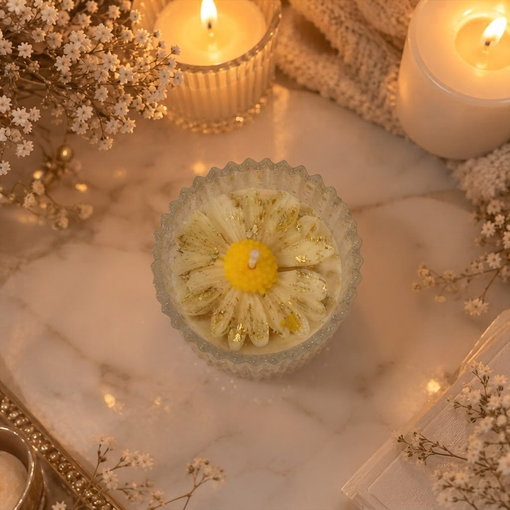 Bougie Crystal De Coton