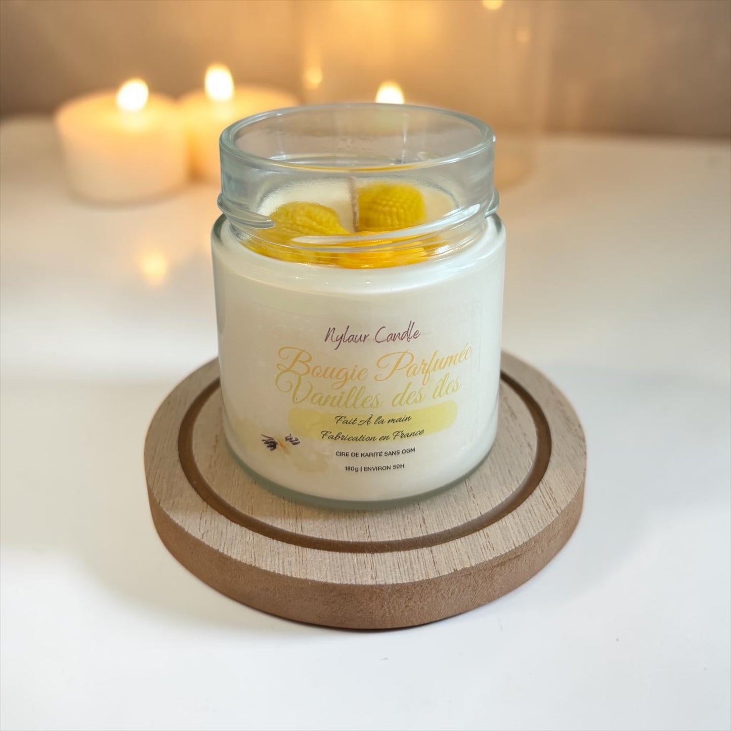 Vanilla Island Scented Candle