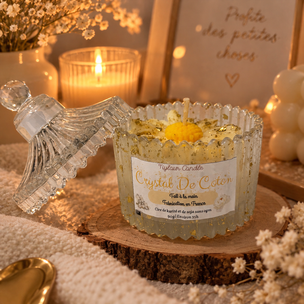 Bougie Crystal De Coton
